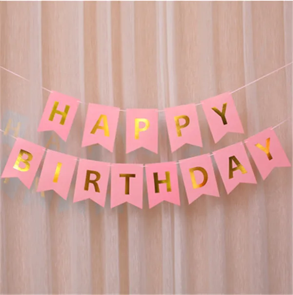 pinkbanner 16 дюймов розовое золото испанский Feliz Cumpleanos воздушные шары для дня рождения буквы фольги шар для украшения вечеринок Алфавит воздушный надувные шары - Цвет: pinkbanner