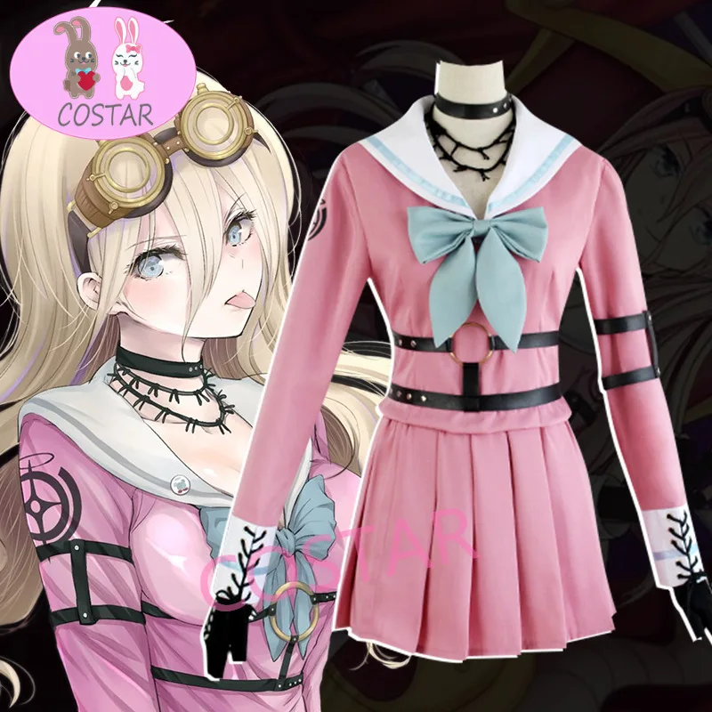 COSTAR Anime Game Danganronpa V3 Miu Iruma Cosplay Costume Full Set Halloween Dressup Clothing |