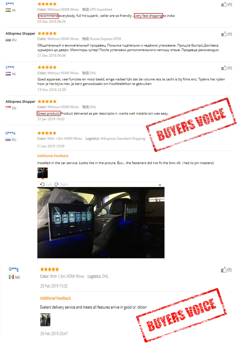 ONKAR Android 9,0 подголовник монитор с 11,6 дюймов ips сенсорный экран 1920*1080 1080P Поддержка mirror link wifi FM радио SD HDMI