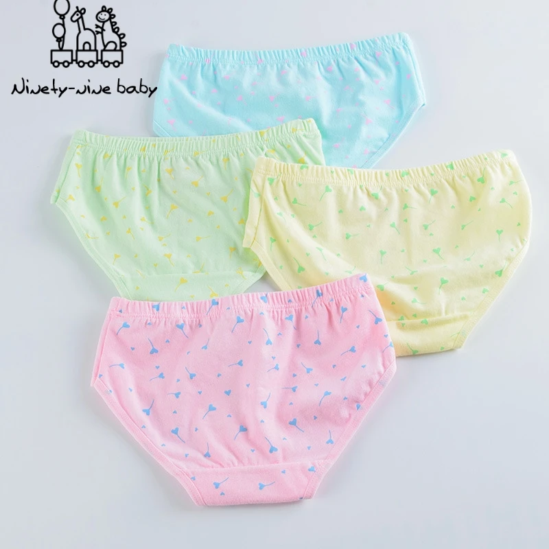 6 шт. трусы для маленьких девочек детское хлопковое нижнее белье красивые с