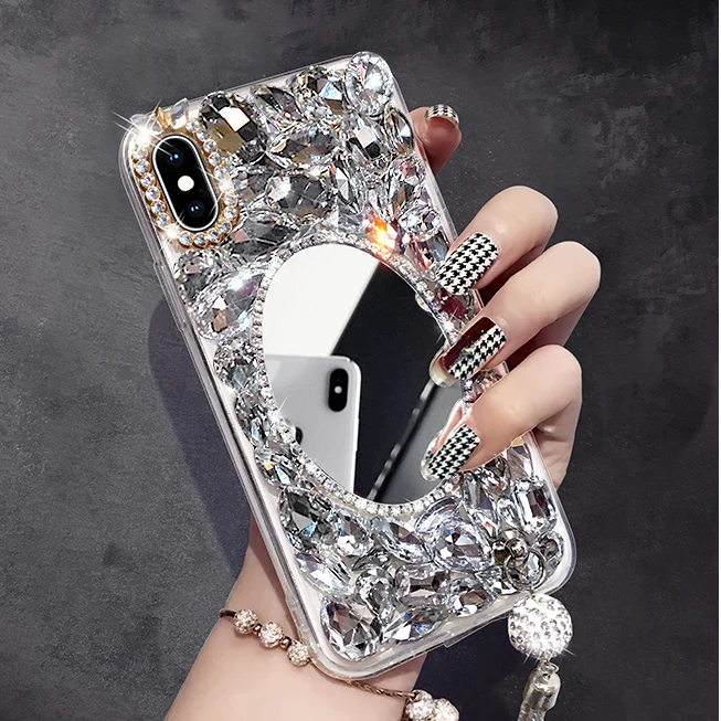 

Sunjolly for Samsung Galaxy A02S Case A20 A30 A20E A50 A40 A70 A70S A60 A80 A90 A12 A10S A20S Phone Case Diamond Cover coque