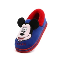 disney children shoes mickey mouse minnie boys and girls indoor warmth home thick non slip baby comfortable cotton drag for kids