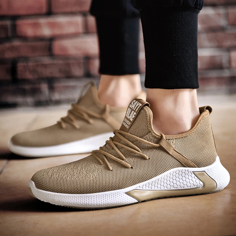 2020 Новая мужская обувь дышащие мужские кроссовки Zapatillas Hombre Flyknit Высокое качество