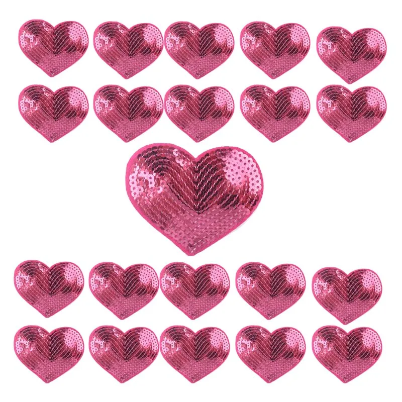 10 шт. патчи с блестками и сердечками для детей