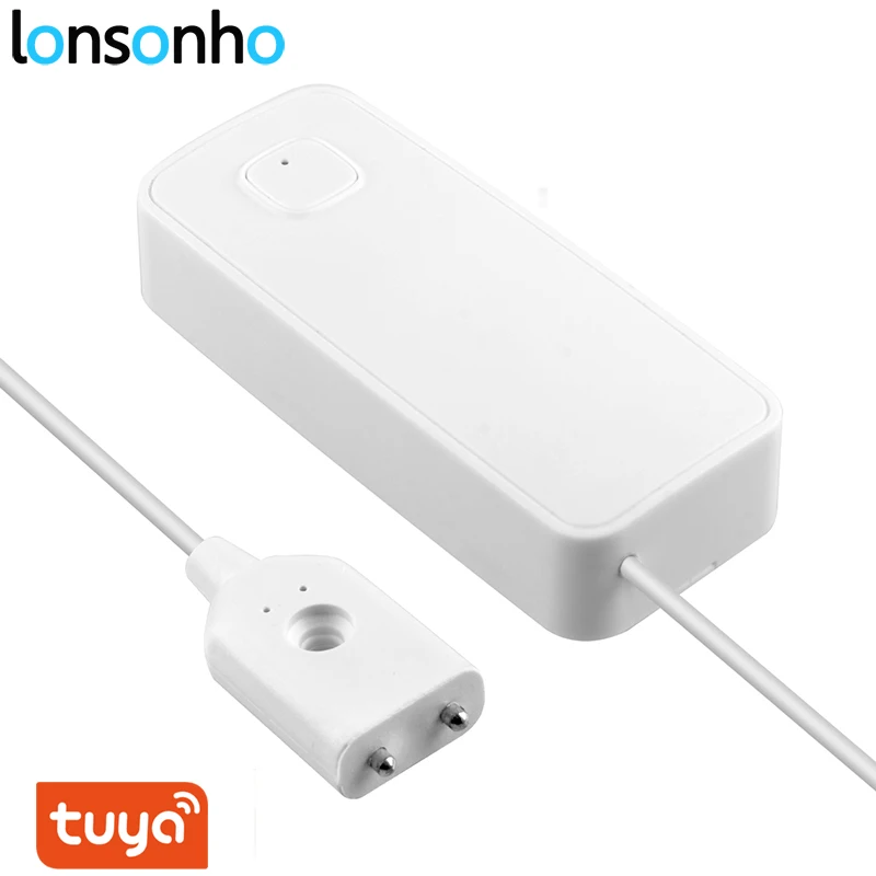 Датчик утечки воды Lonsonho Tuya Smartlife с Wi-Fi датчик сигнализацией для умного дома |
