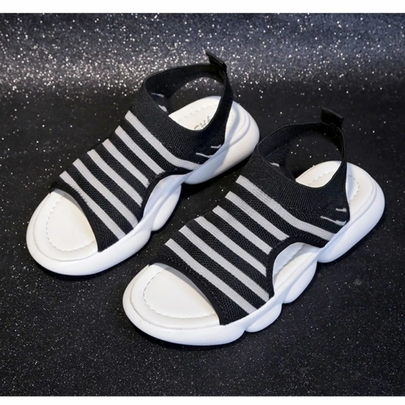 

LLUUMIU Women Summer Sandals Elastic Lightweight Shoes madam Comfortable Breathable Sandals Open Toe sneakers Simple Beach Shoes