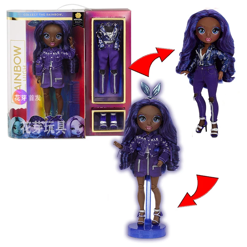 

21style Rainbow Surprise Rainbow High Violet Willow - Purple Clothes Fashion Doll LOL doll toys for children