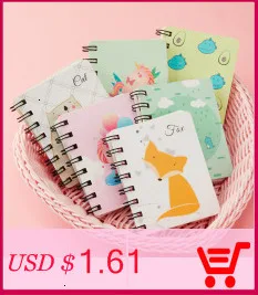 1 шт. A6 Kawaii PVC блокнот Bullet Journal Sketchbook милый дневник еженедельник блокнот офисные школьные канцелярские принадлежности 016033