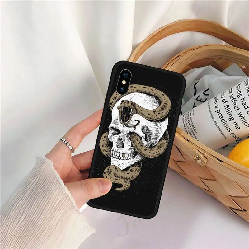 

Hand Snake Flower Snake aesthetics Phone Case for iPhone 11 12 pro XS MAX 8 7 6 6S Plus X 5S SE 2020 XR