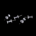 40 шт.компл. Прозрачные Пластиковые Кнопки канцелярские кнопки Ассорти для изготовления чертежная кнопка пробковая доска офисные школьные принадлежности канцелярские новый