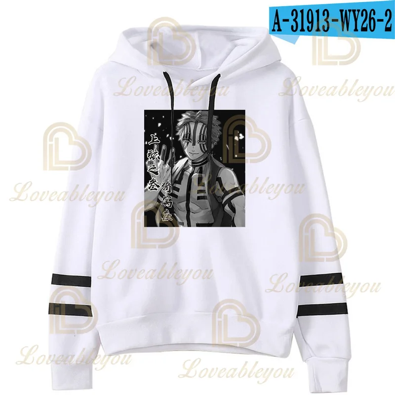 

2021 Hot Selling Fashion Costume Tanjiro Zenitsu Nezuko Inosuke Harajuku Pullover Hoodie Hip Hop Sweatshirt