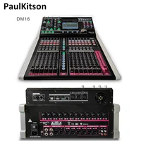 paulkitson dm16 18channel professional digital mixing dj mixer audio console mixer professional stage performance