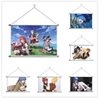 Аниме Mushoku Tensei Roxy Migurdia настенный плакат из сплава