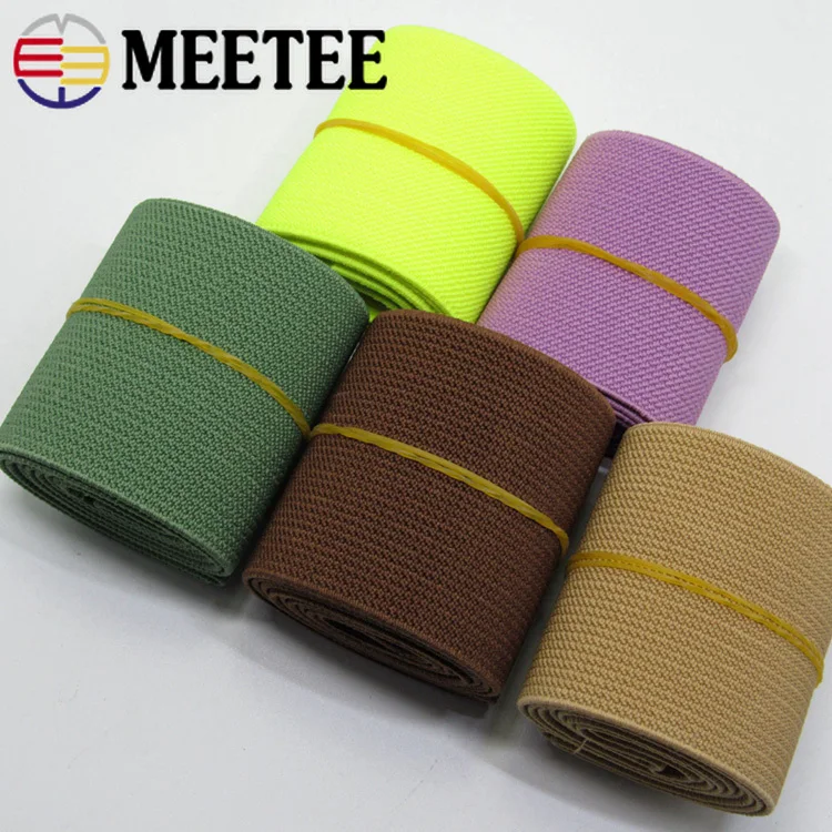 1/2Meters  60mm Soft Skin Elastic Rubber Bands Sewing Elastic Band Bags Trousers Elastic Webbing Ribbon Bias Binding Tapes