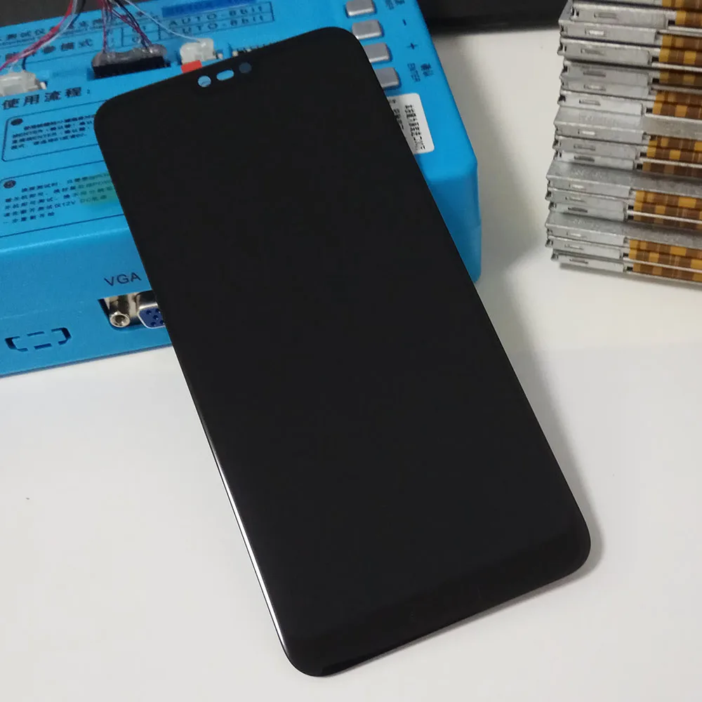 5 84 &quotЖК дисплей с технологией сканирования отпечатков пальцев для huawei honor 10 COL AL00