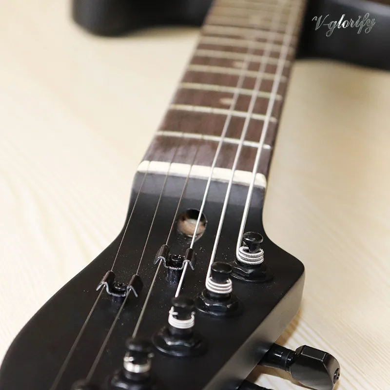 

Matte finish black 6 string TL full solid basswood body electric guitar 22 frets 39 inch electric guitar