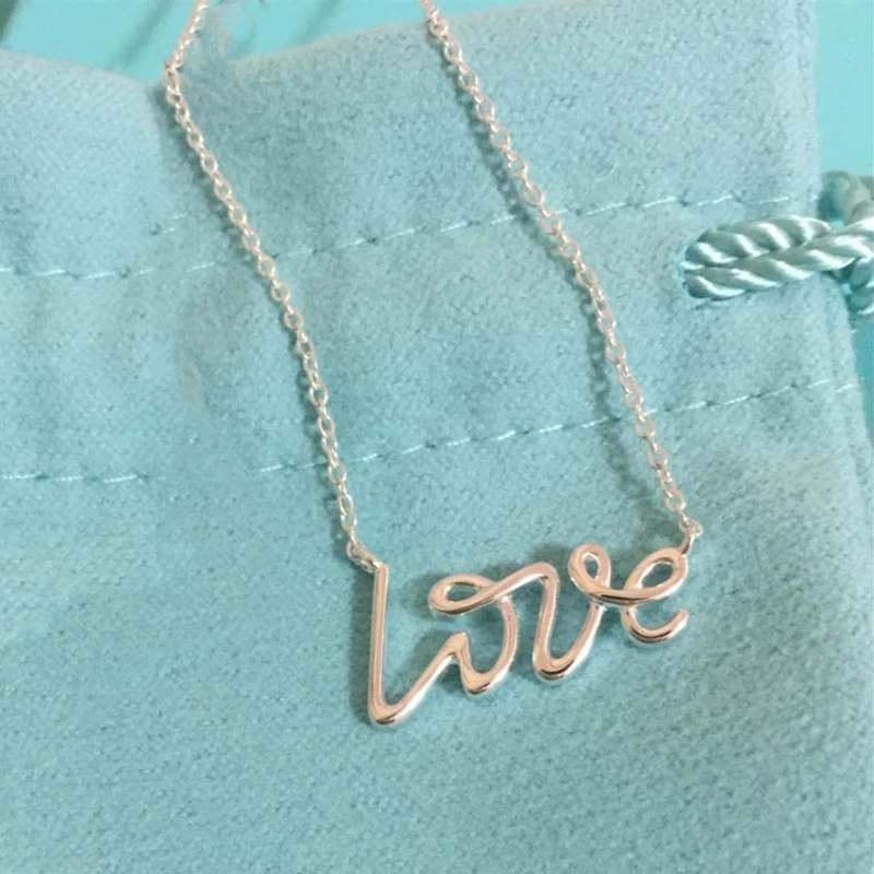 

TIFFON 1:1 925 Sterling Silver LOVE Bracelet Women Logo Original Classics Anniversary Holiday Party Birthday Lovers Gift Jewelry