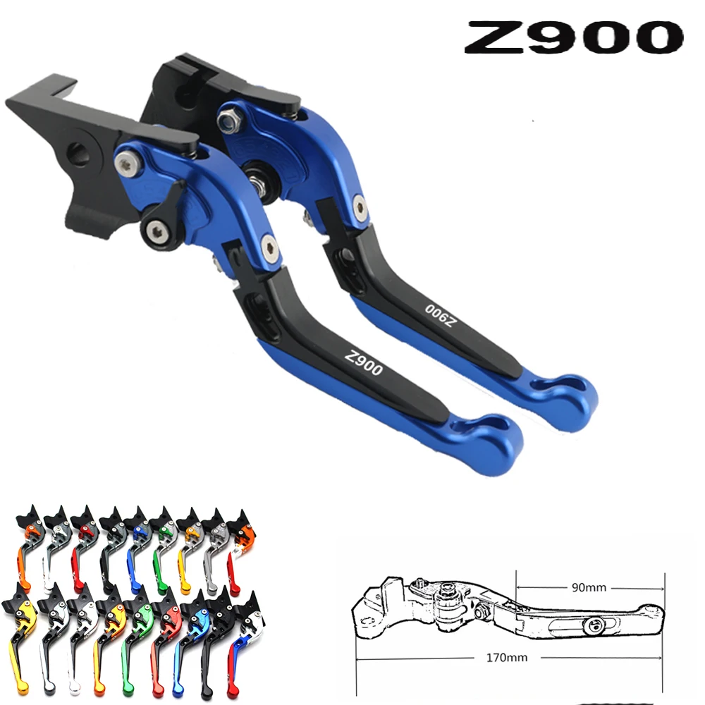 Для Kawasaki Z900 Z 900 2017 2018 2019 2020 CNC регулируемые складные выдвижные рычаги сцепления