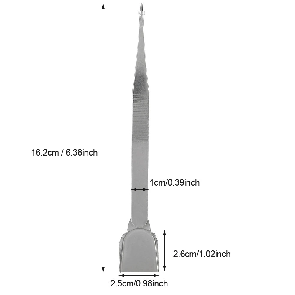 16 2 см Пинцет из нержавеющей стали с лопатой для ювелирных изделий алмазные