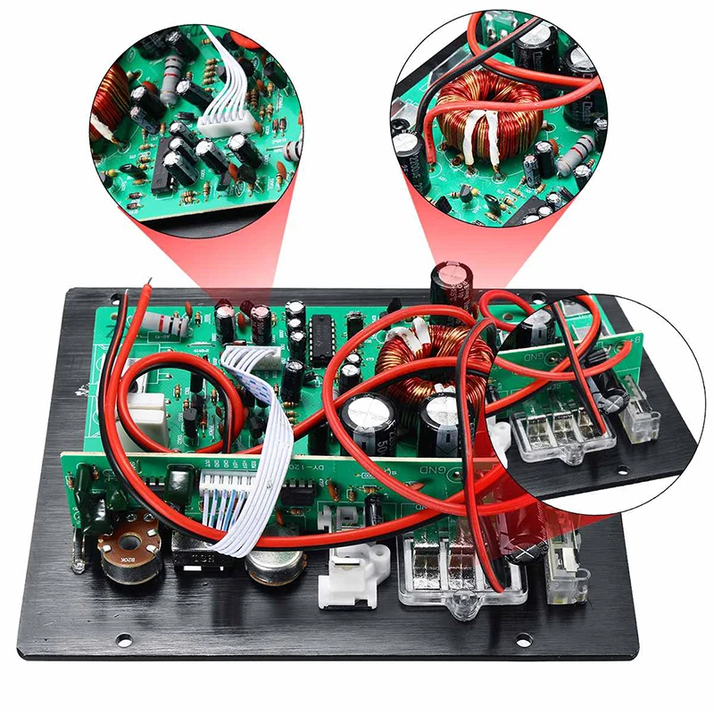 Автомобильный аудио моно усилитель 1000 Вт плата бас сабвуфер 12 В запасные