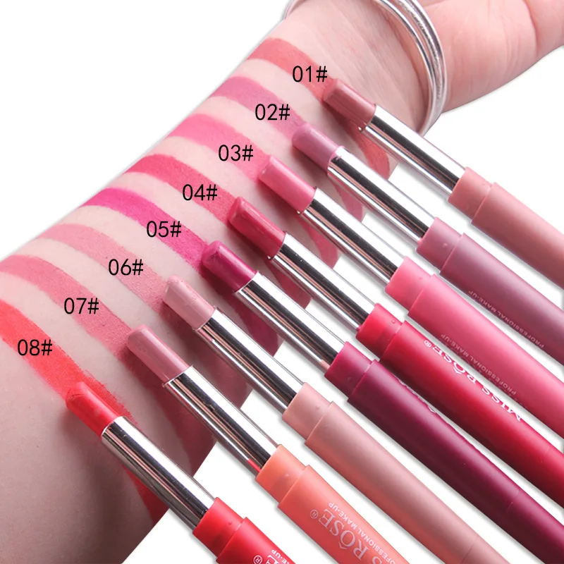

20 Color Lip Makeup Lipstick Cosmetics Lip Gloss Lnog Lasting Moisture Cosmetic For Makeup Matte Waterproof Make Up Pomade TSLM4
