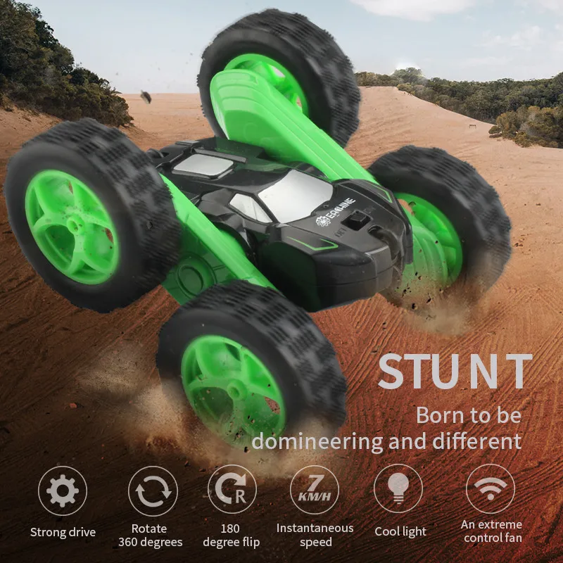 Eachine EC02 1:24 RC Автомобиль 2 4G 4CH трюк дрейф деформации ролл автомобиль 360 градусов