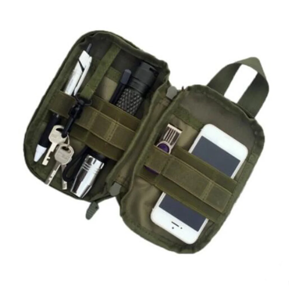 

600D Nylon Tactical Bag Outdoor Molle Military Waist Fanny Pack Mobile Phone Pouch Belt Waist Bag EDC Gear Bag Gadget Purses