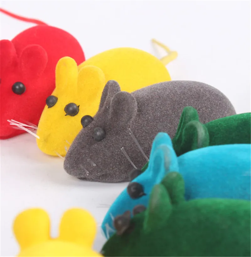 1 шт. милый игрушечный Кот мышь из флока Забавные игрушки Китти звук плюшевая