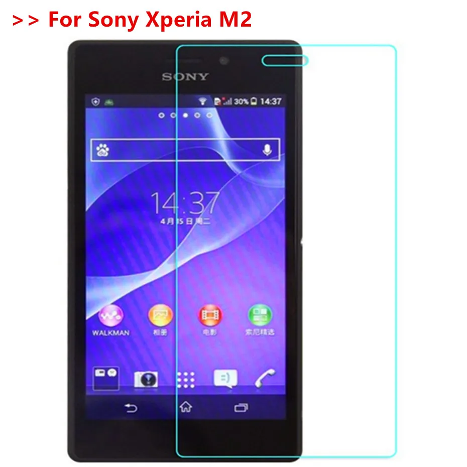 Защитное стекло для sony Xperia M2 S50h D2302 D2303 D2306 Dual 9H ультратонкая защитная пленка из