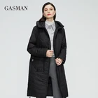 GASMAN 2021 Новая Женская Весенняя куртка, Осеннее Женское пальто, длинная парка, модные женские куртки, женские тонкие хлопковые 81858