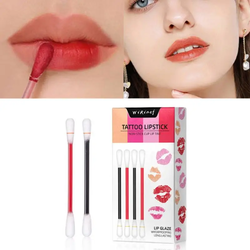 

20 шт./компл. чехол для помады, сигареты, ватные палочки, помады, стойкая Водонепроницаемая косметика для женщин, модный блеск для губ, макияж ...
