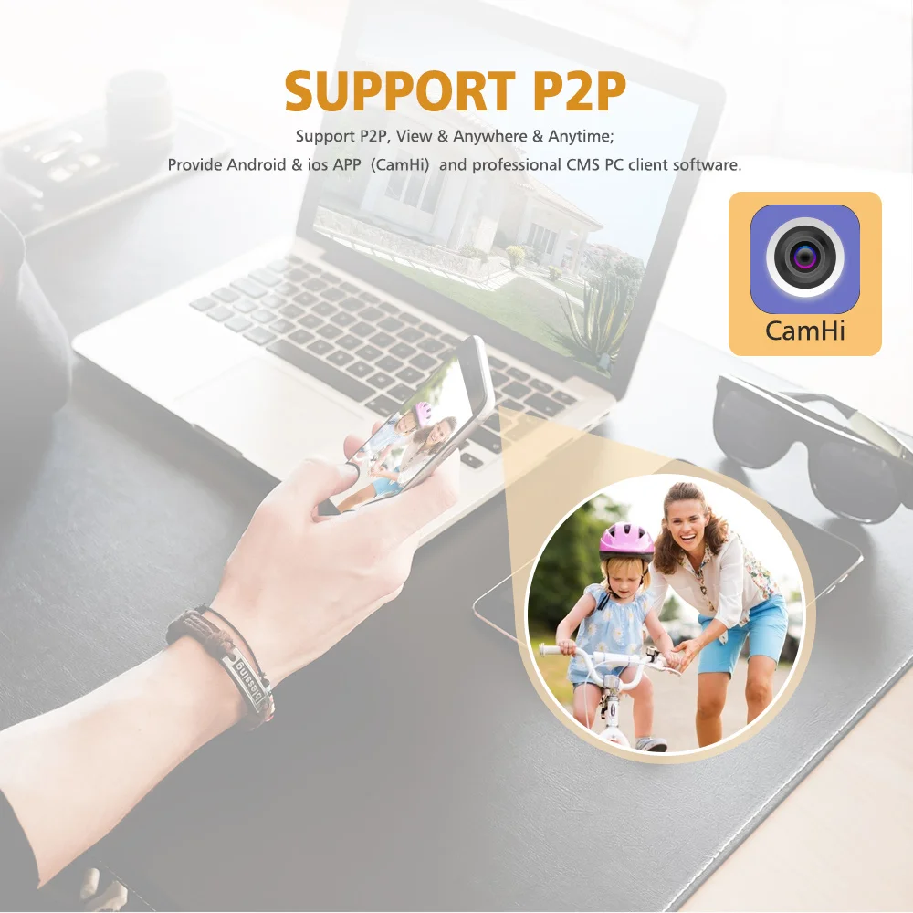 Супер HD 1080P 5MP Wifi PTZ IP камера Onvif аудио 5X 10X оптический зум 2MP CCTV камера безопасности наружная ИК 50 м P2P CamHi
