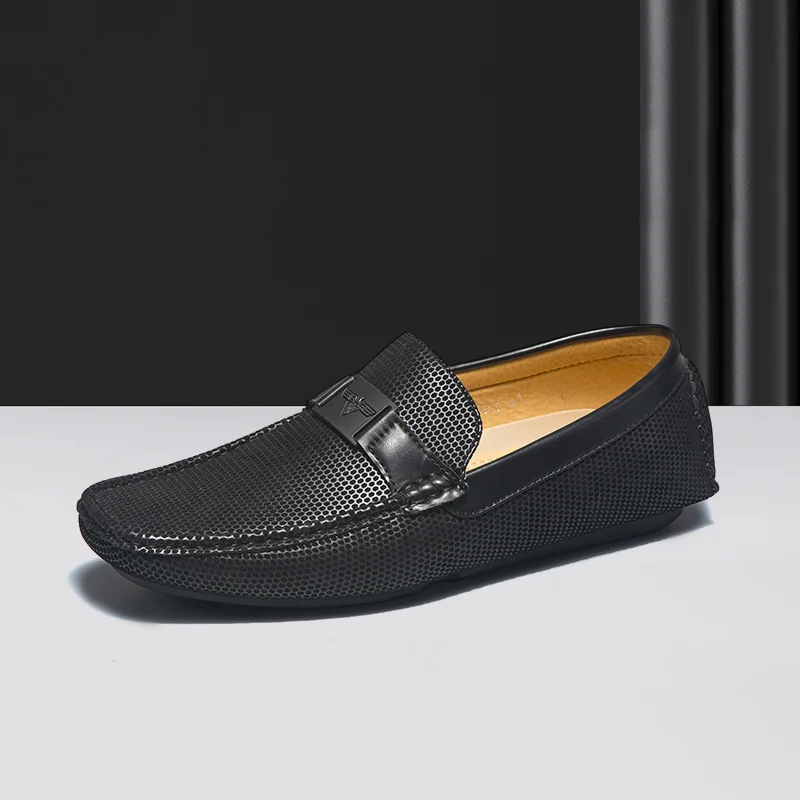 

Men Shoes 2021 Spring Summer Autumn Fashion Loafers Shoes Men Classic Brand High Quality Leather Comfy Drive Boat Shoes