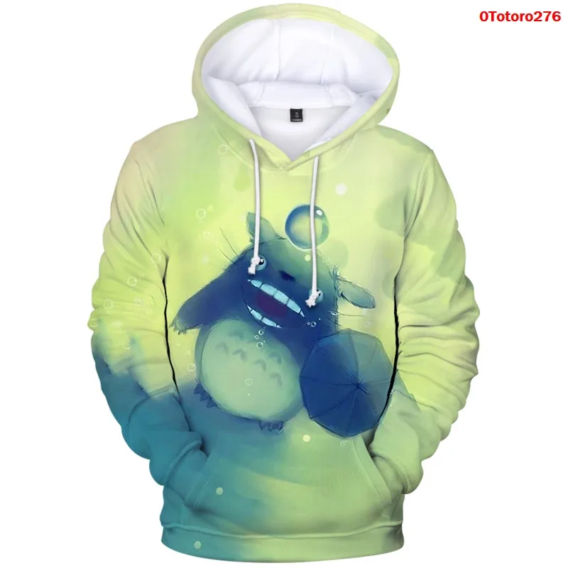 

Harajuku Hoodies Totoro Clothes Funny Long-Sleeve Japanese-Style Sweatshirt Gothic Fashion Cartoon Kawaii Totoro Hoodie Casual