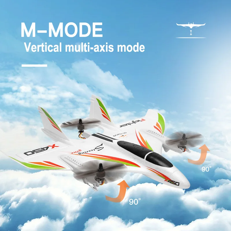Новинка 2021 радиоуправляемый самолет Wltoys XK X450 с дистанционным управлением 2 4 ГГц