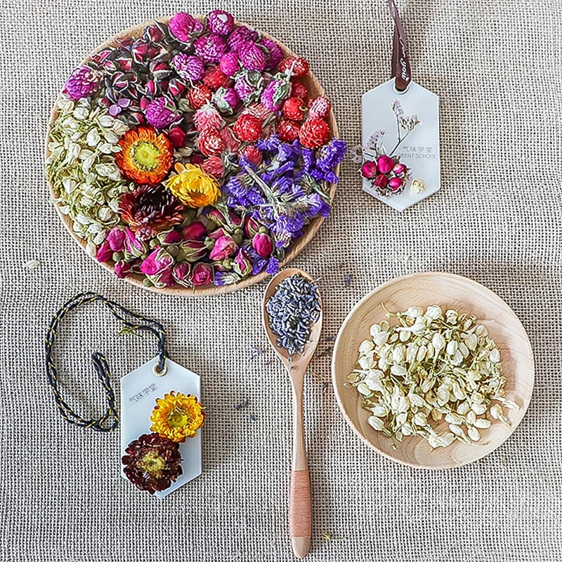 Dried Flower DIY Accessories for Aromatherapy Candle Necklace and Jewelry Making Craft - Real Dry Plants for DIY Candle and Decor - XJj24 image 2