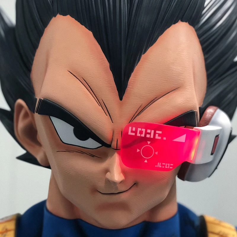 Прохладный 1:1 Вегета бюст 59 см* 49 см* 100 см Жемчуг дракона Статуя бусина супер игра бюст Saiyan Bida GK рука