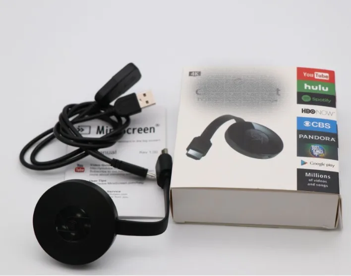 Newst 1080p Wi-Fi дисплей ключ YouTube AirPlay Miracast ТВ-Палка для Google Chromecast 2 3 хромированный Crome Cast Cromecast 2
