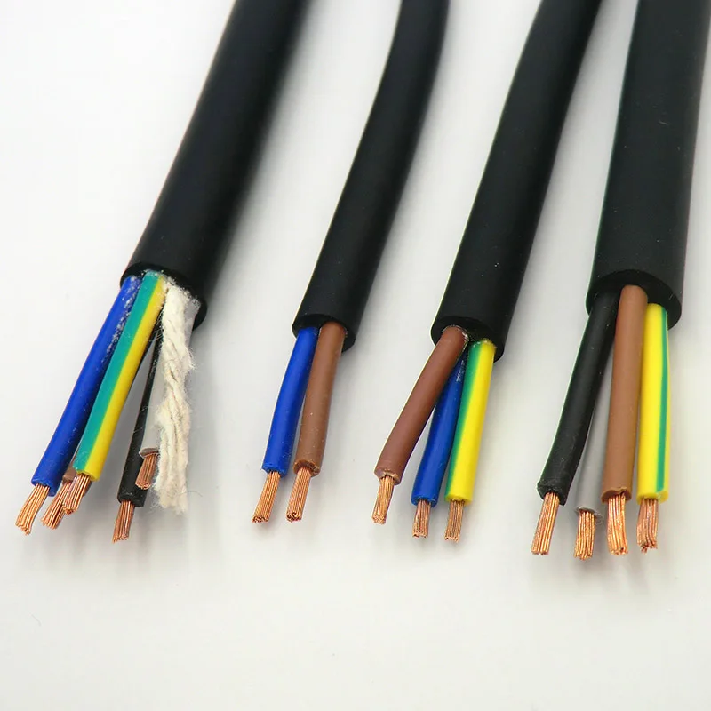 Резиновый гибкий кабель 2 3 4 5 сердечник 0 75 1 6 мм² YZW резиновая проволока устойчива