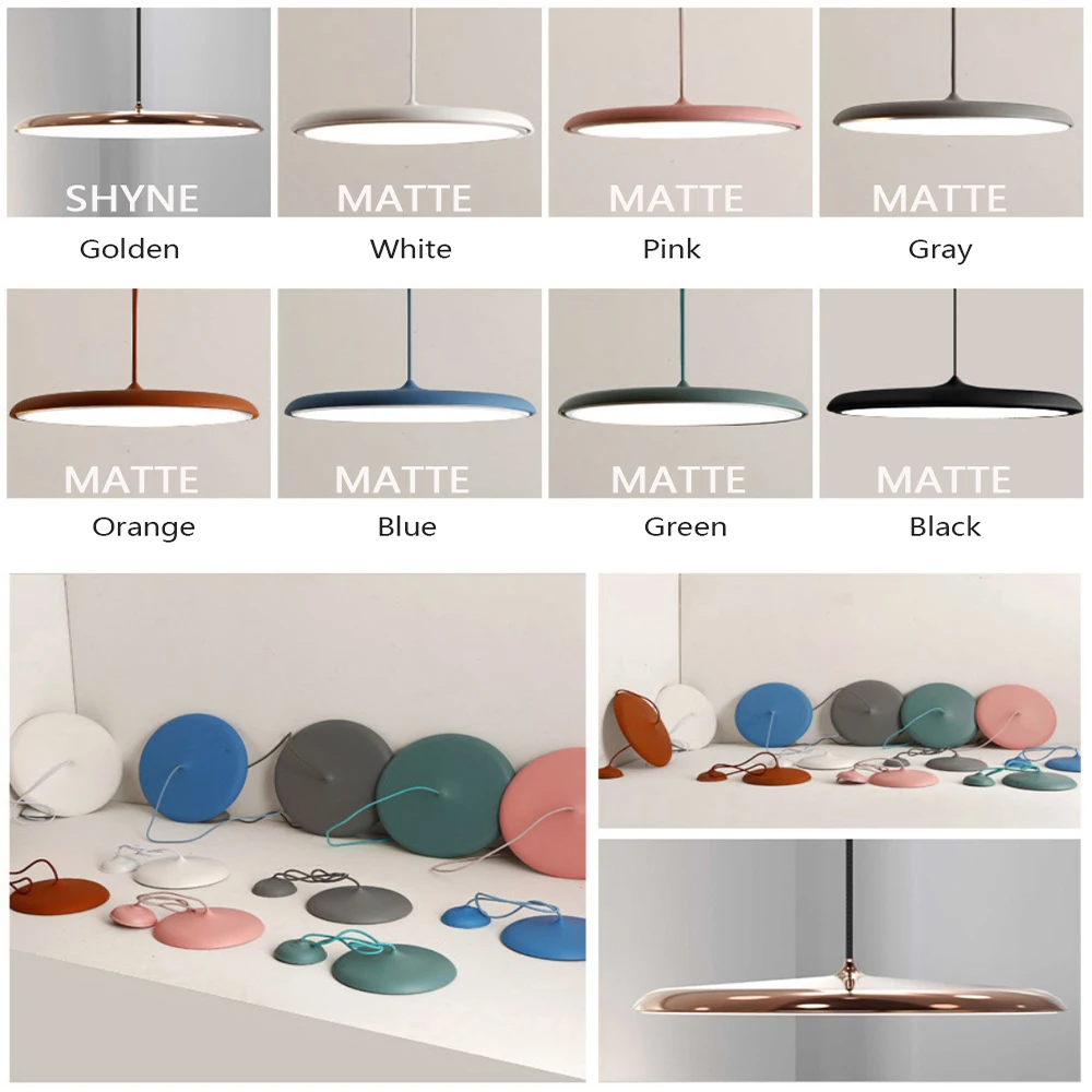 Современные подвесные светильники Северной Европы простой светодиодный