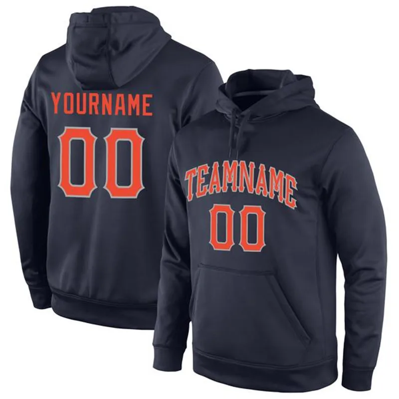 

Custom Stitched Team Name/Number Sports Pullover Sweatshirt Hoodie Personalized Breathable Quick Dry Streetwear for Adults/Youth