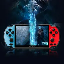 X7 Plus музыкальная перезаряжаемая портативная игровая консоль с