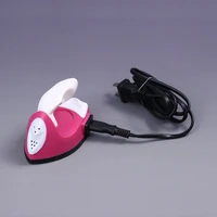 mini electric iron portable travel crafting craft clothes sewing supplies d1