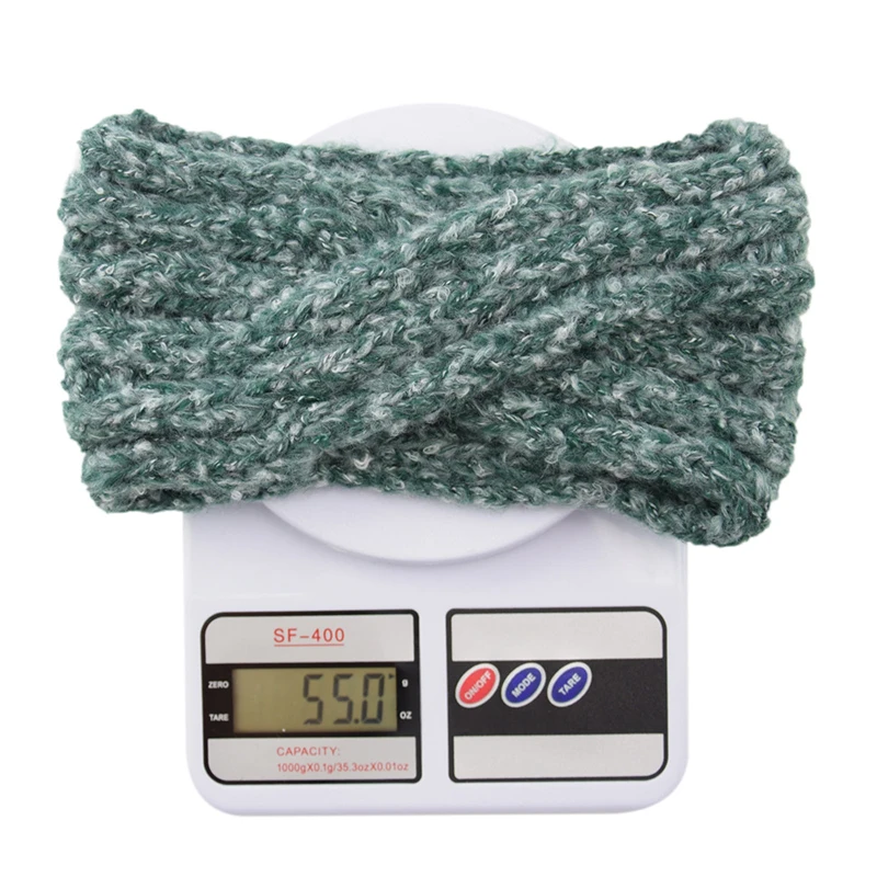 2019 зимняя теплая вязаная повязка на голову с ушами тюрбан для женщин женский