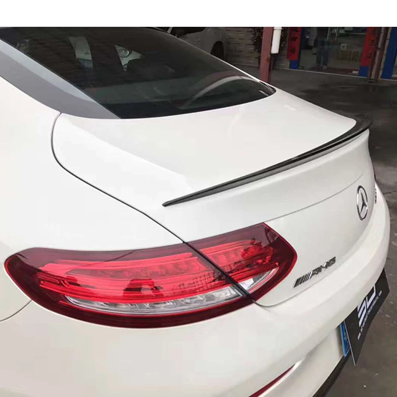 Пластиковые разноцветные Спойлеры для заднего крыла Mercedes Benz C Class W205 C63 COUPE C200 C300 2016