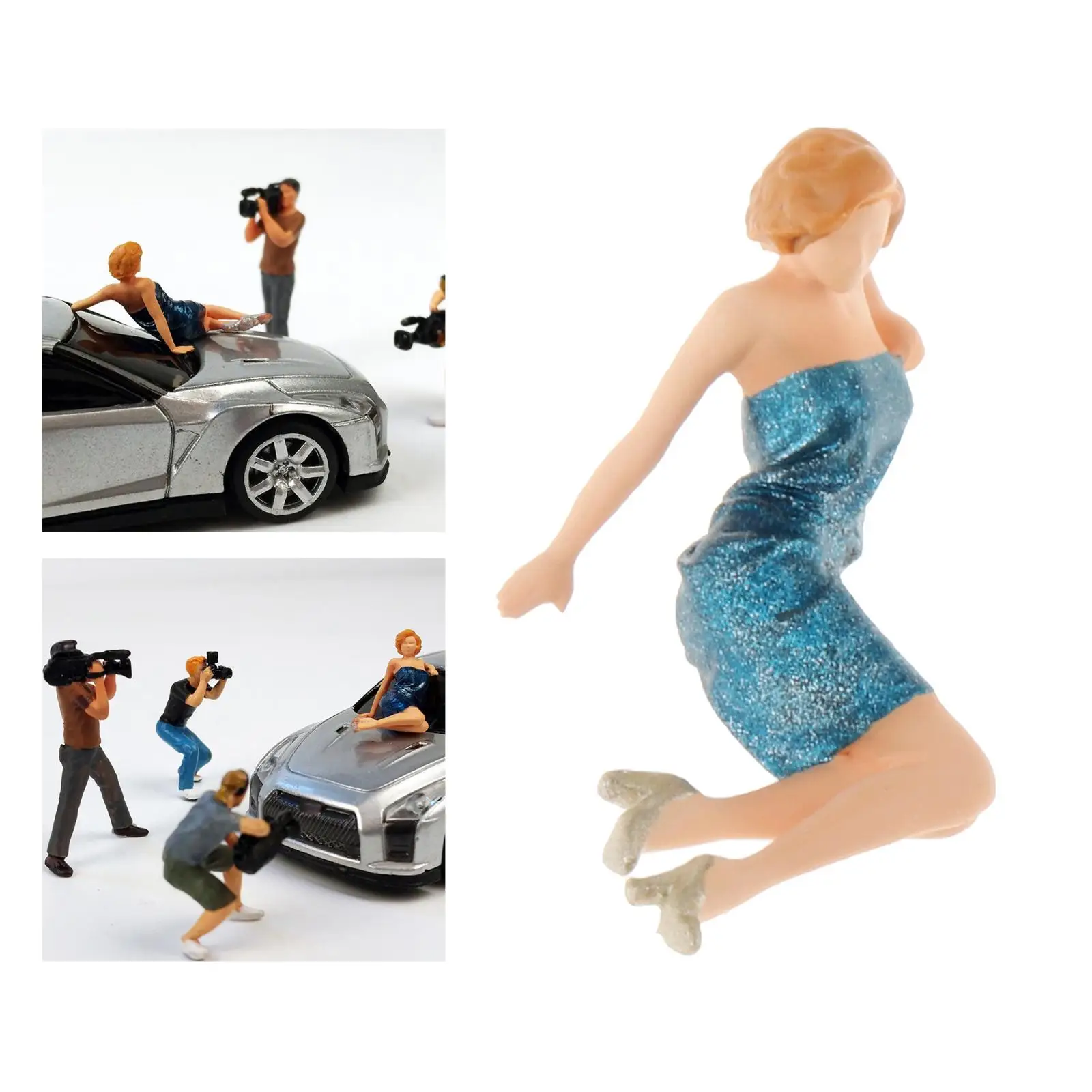 

Resin 1:64th Figures Miniature Model Figurines Character People Landscape