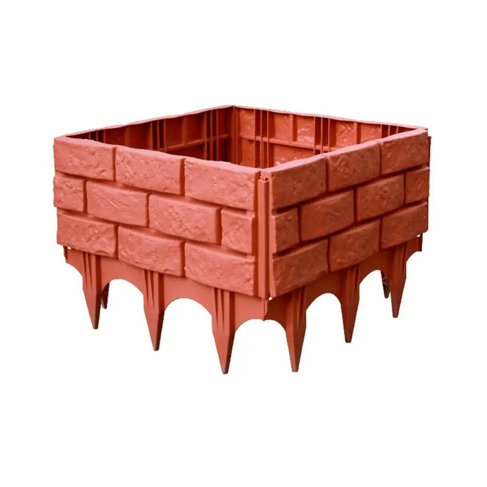 

Stones Effect Fence Flower Plant Garden Border Edging Imitation Stone Brick Edging For Flower Tree Grass Garden Landscape 44x32c