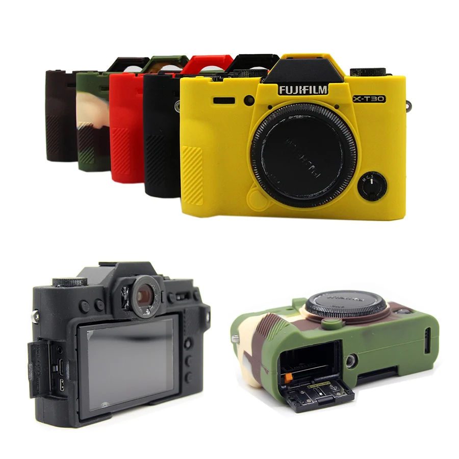 Силиконовый резиновый чехол для камеры корпуса Fuji Fujifilm XT3 XT-3 XT10 XT20 | Электроника