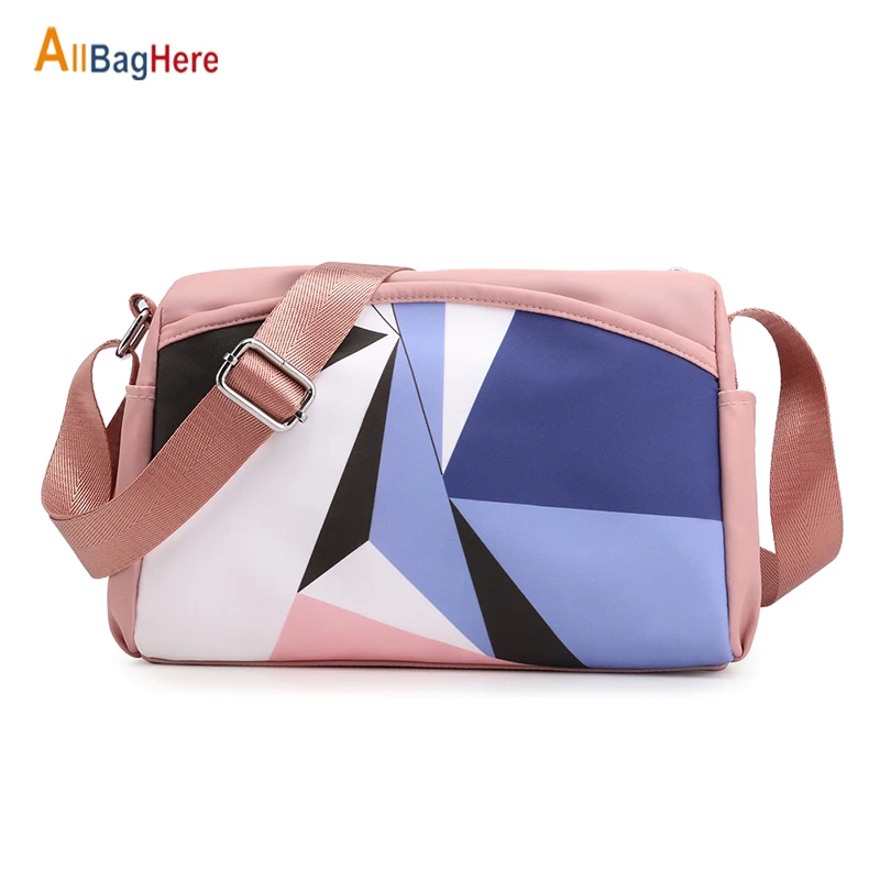 Модная сумка через плечо женская новая холщовая панельные светлые портативные