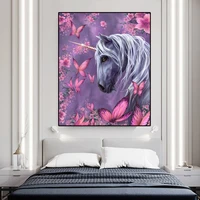 5d diamond paintings butterfly unicorn art rhinestone of pictures mosaic diy handmade square round drill home wall decor n1311